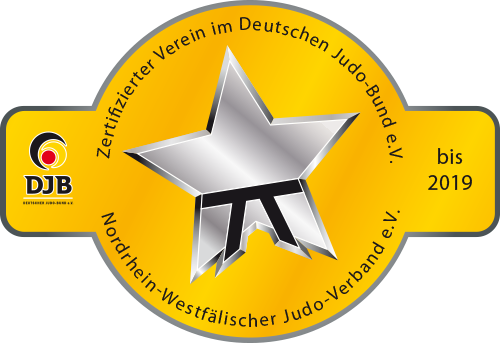 Zertifikat des Nordrheinwestfälischen Judo-Verbands bis 2019